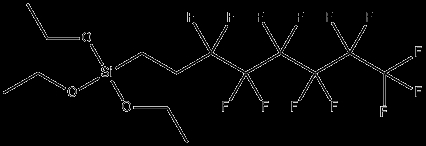 1H, 1H, 2H, 2H-Perfluorooctiltrietoxisilano CAS 51851-37-7